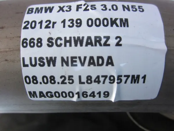 BMW X3 F25 N55 3.0/3.5i Uitlaatdemper OEM 5896YTRYRT image 10