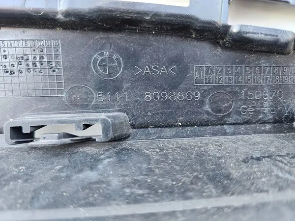 Griglia paraurti anteriore M BMW 5 G30/G31 LCI OEM image 6