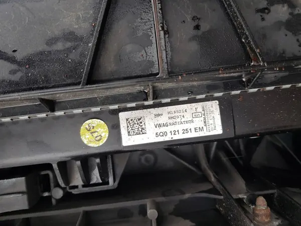 SEAT LEON 3 III 5F 12-16r 2.0 TDI PAS PRZEDNI CHŁODNICE WENTYLATOR image 9