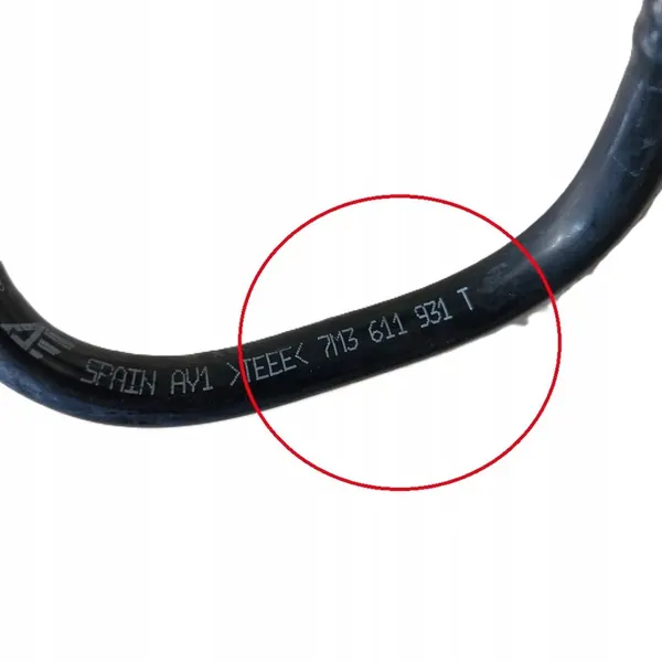 SHARAN GALAXY ALHAMBRA Vakuumschlauch 7M3611931T image 2