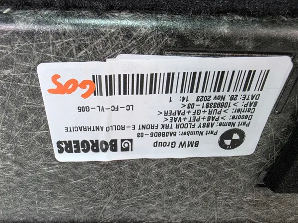 Estante de maletero BMW X5 G05 OEM 5A0B6D5 - Usado image 3