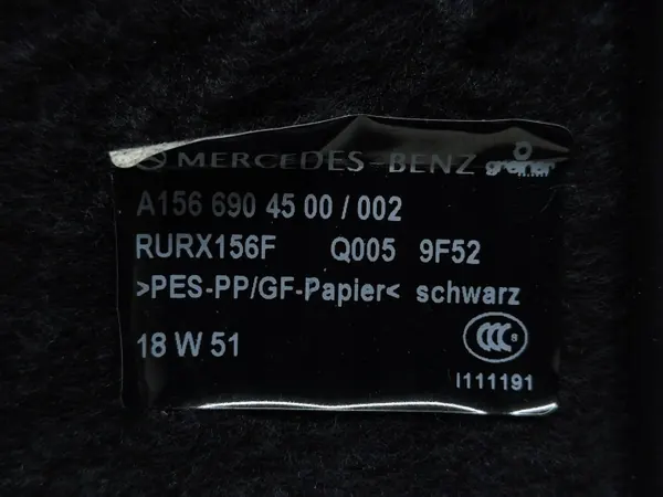 Estante maletero trasero OEM A1566904500 Mercedes GLA image 7
