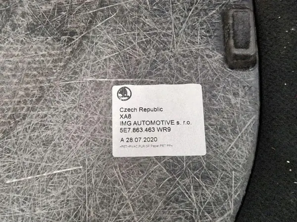 Tapis de coffre Skoda Octavia Mk4 OEM 5E7863463 image 7