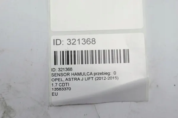 Gebrauchter Bremssensor OEM 13583370 für Opel Astra J Lift image 4