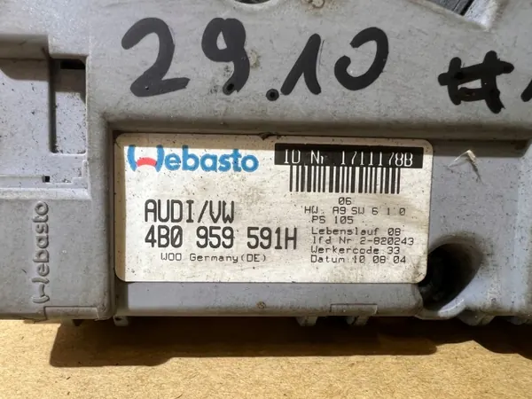 Audi A6 C6 Schiebedachmotor OEM 4B0959591H image 5