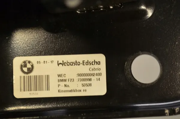 Peças de Teto BMW 2 Cabrio (F23) 7300957 image 7