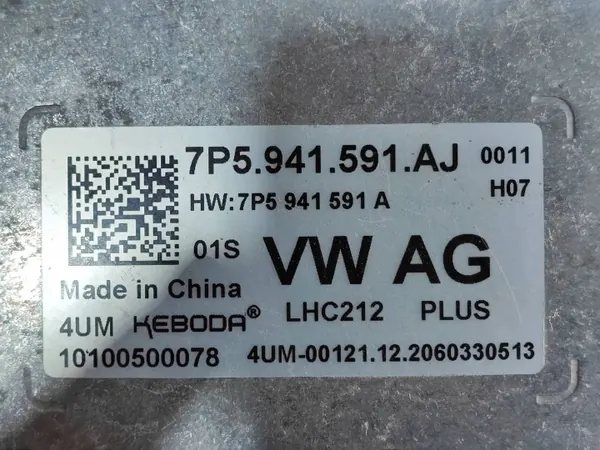 Convertisseur Phare Skoda Karoq OEM 7P5941591AJ image 4