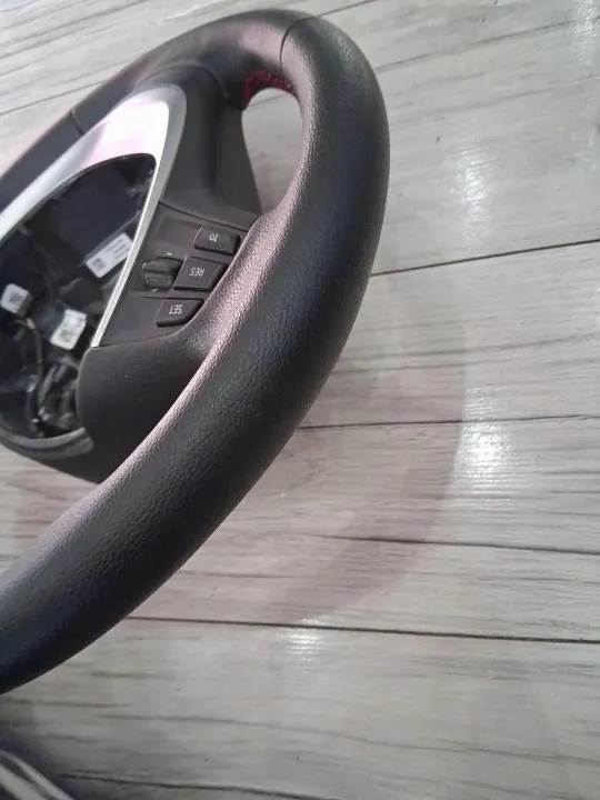 Lederlenkrad OEM 62560150D Rote Naht image 5