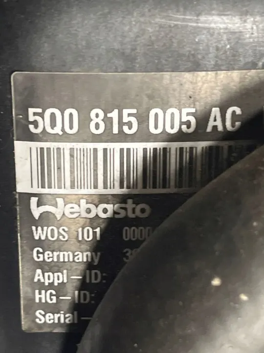 Webasto lämmityslaite VW Skoda Seat Audi 5Q0815005AC image 4