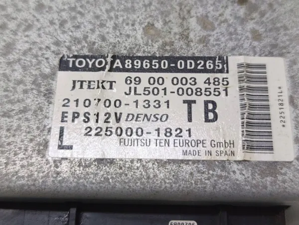 Module direction assistée Toyota Yaris OEM 896500D265 image 8