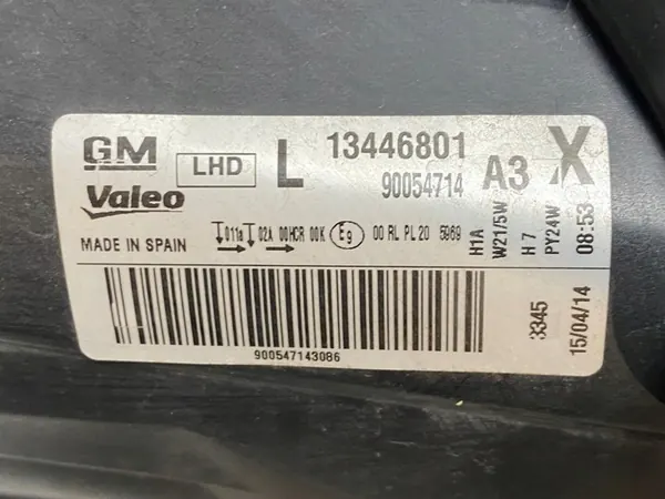 Vasen Ajovalo OPEL CORSA D LIFT Etuvasen 13446801 image 8