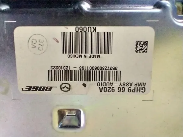 Mazda 6 GJ Bose-radion vahvistin OEM GHP966920A image 4