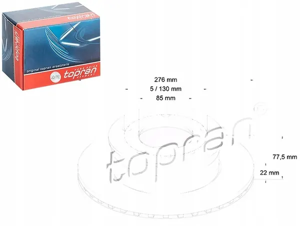 Topran Remschijf image 5