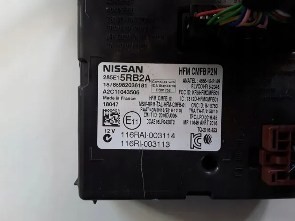 Module de verrouillage central Nissan OE 285E15RB2A image 3