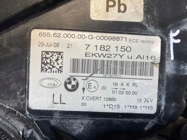 BMW 7 F01 F02 F03 F04 2009 Farol image 7