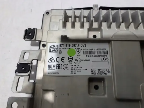 Porsche Panamera Navigationsbildschirm OEM 971919597F image 3