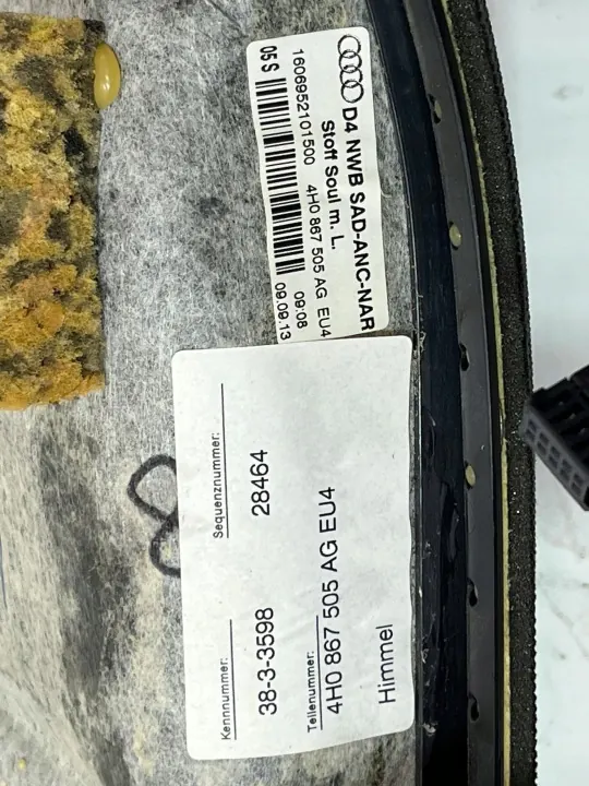 Consola Teto LED Audi A8 D4 OEM 4H0867505AG image 7