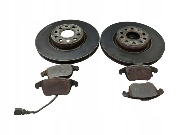 Kit Freno Delantero OEM TARCZE HAMULCOWE WENTYLOWANE PRZOD KLOCKI VW TIGUAN I 2.0 TDI 4X4 image 2