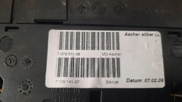 Etutuhkakuppi OEM 712914107 BMW 1-sarja E87:lle image 7