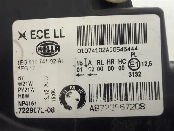 BMW 1 F20 F21 Farol Dianteiro Direito image 5