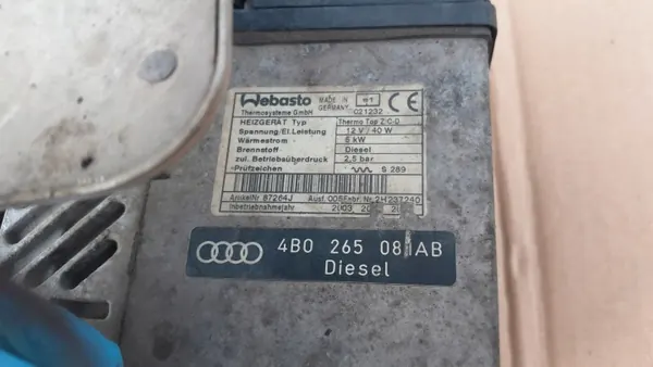Riscaldamento Webasto Audi A6 C5 Diesel image 3