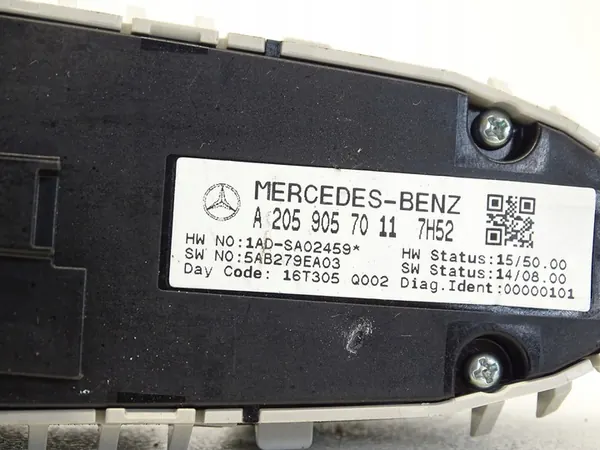 Raam Schakel Spiegel Controle Mercedes W205 A2059057011 image 4