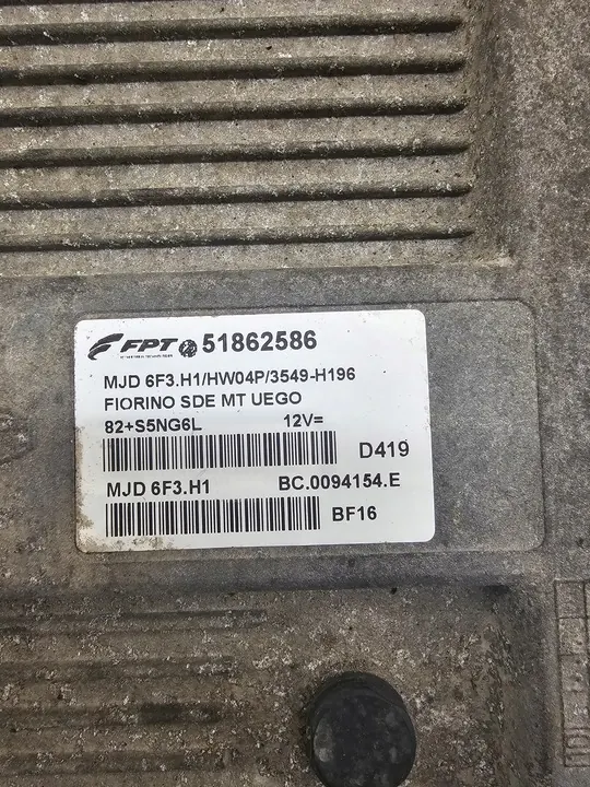 Ordinateur de moteur Fiat Fiorino III 51862586 image 2