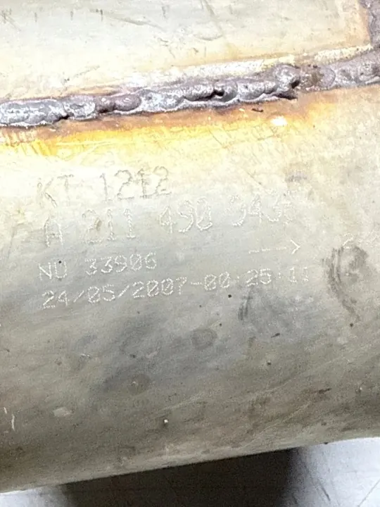 Convertidor Catalítico Decat Mercedes Clase E W211 OEM KT1212 image 3