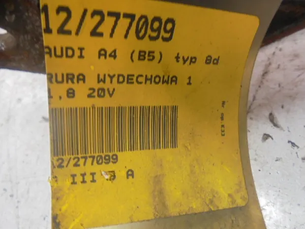 Audi A4 B5 Avgasgrenrör OEM AK-12-277099 image 5