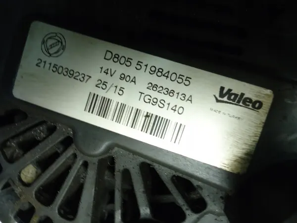 PEUGEOT BIPPER FIAT FIORINO 1.3 JTD Vaihtovirtageneraattori image 4