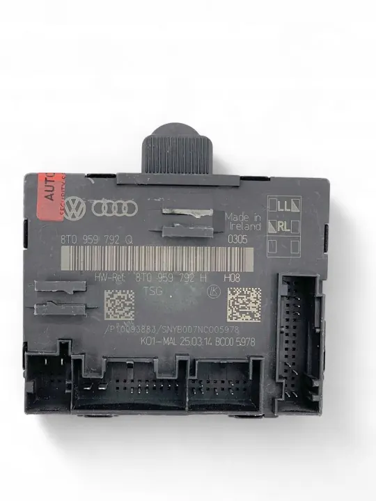 Módulo de puerta Audi A5 8T OEM 8T0959792Q - Usado image 3