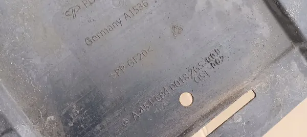 Motoröverdrag Smart Fortwo II 2007-2014 OEM 451 A4516840018 image 8