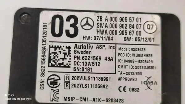 Module angle mort OEM A0009055701 pour Mercedes-Benz M-Class image 3