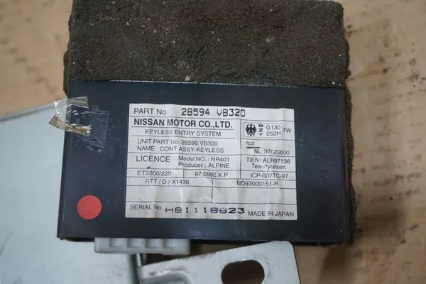Module Immobilisateur Nissan Patrol Y61 OEM 23710-VB302 image 5