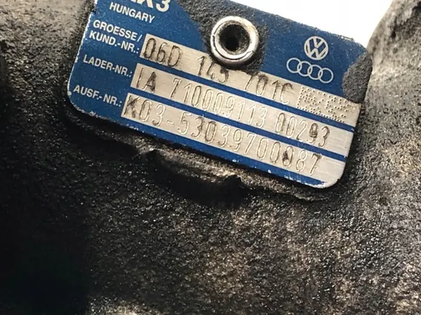 Turboaggregat Audi A6 C6 2.0 170HK 2004-2011 06D145701C image 4