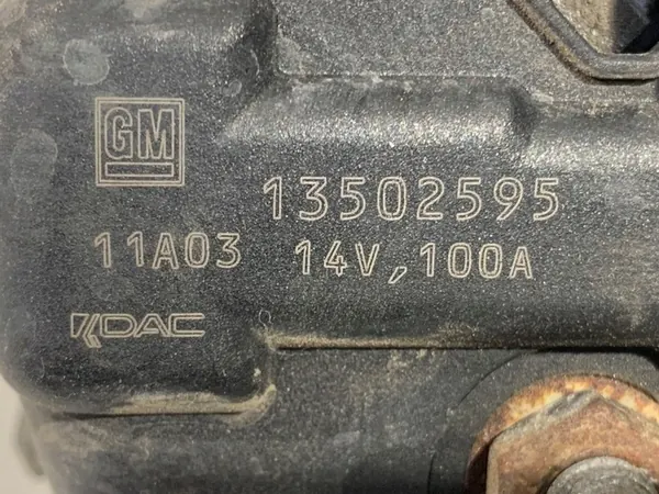 ALTERNATOR CHEVROLET CRUZE 1.8 141KM 13502595 image 5