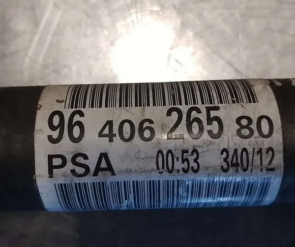 PEUGEOT 206 1.6 16V NFU Höger Halvaxel 9640626580 image 2