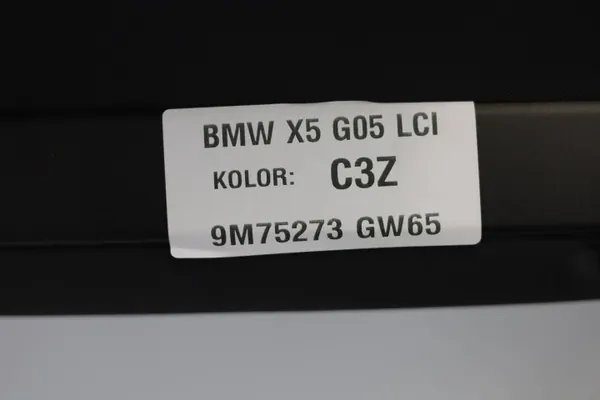 BMW X5 G05 Kofferraumabdeckrolle OEM 7479563 image 4