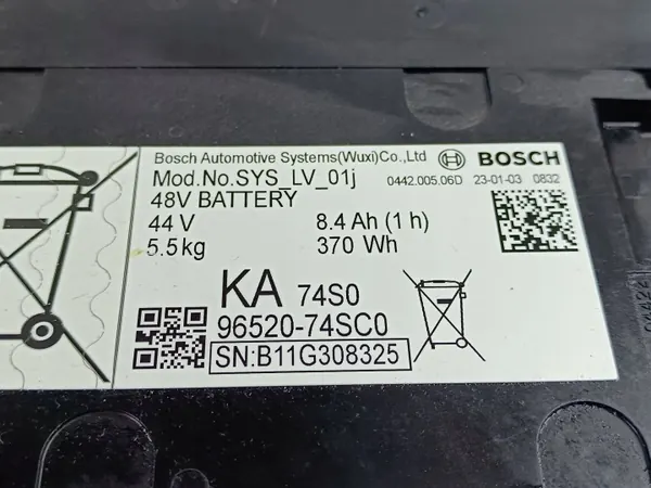 Suzuki SX4 S-Cross traktionsbatteri OEM 044200506D image 6