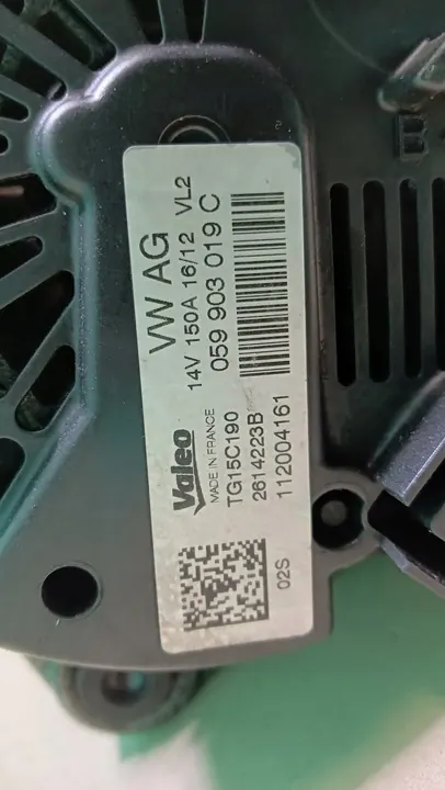 AUDI 3.0 TDI Vaihtovirtageneraattori image 3
