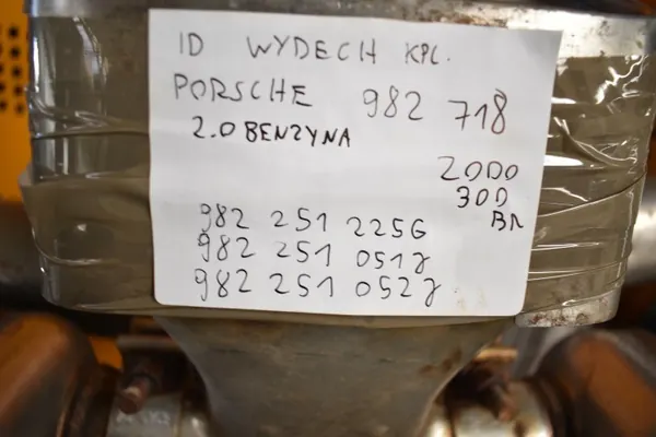 OEM 982251225G Avgasystem för Porsche 718 2.0L image 5