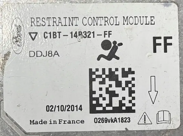 Módulo Airbag Ford OEM C1BT14B321FF - Usado image 5