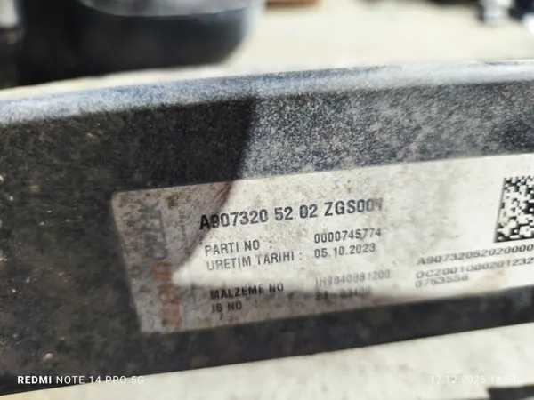 Mercedes-Benz OE A9073205202 Hinterfeder image 6