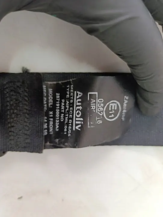 TATA turvavyö OEM 287191500133A3 Etu oikea image 5