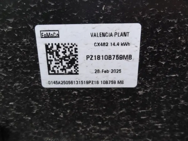 Bateria Híbrida Ford Kuga III 2025 OEM PZ1810B759MB image 5