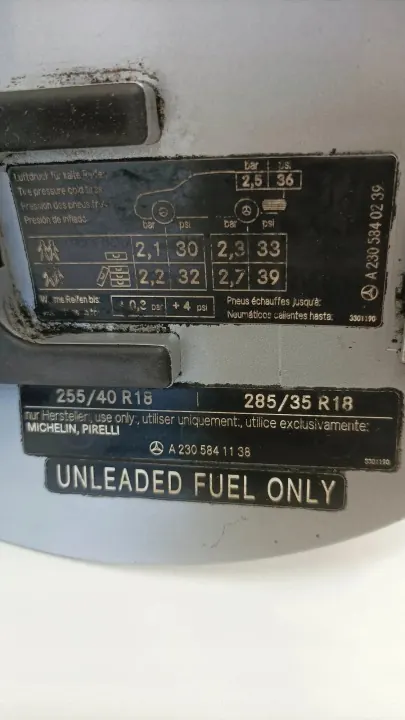 Polttoainesäiliön kansi OEM A2305841138 Mercedes-Benz SL image 7