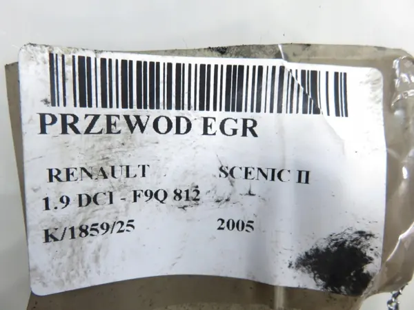 EGR-rör OEM 8200217887 för Renault Scenic II 1.9 DCI image 4