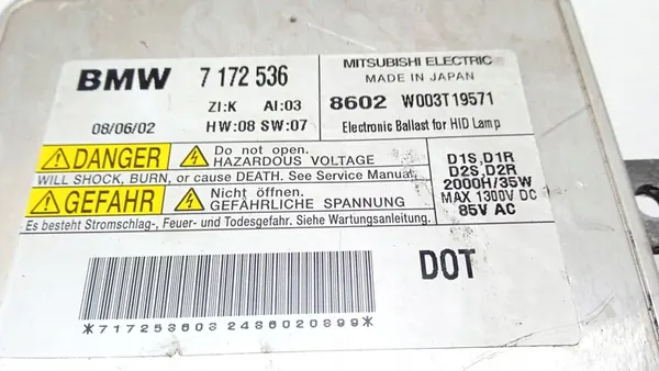 Módulo de nivelación de luces Xenon BMW 7 2009 7172536 image 2