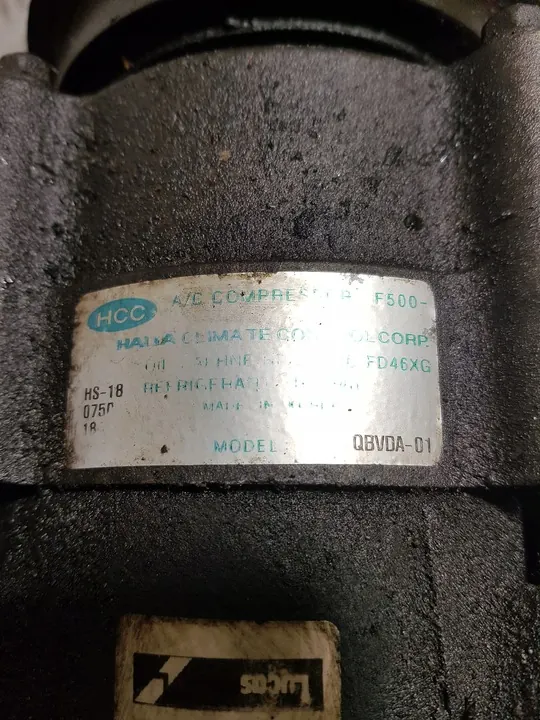 Compresseur de climatisation Hyundai Santa Fe I OEM QBVDA-01 image 8