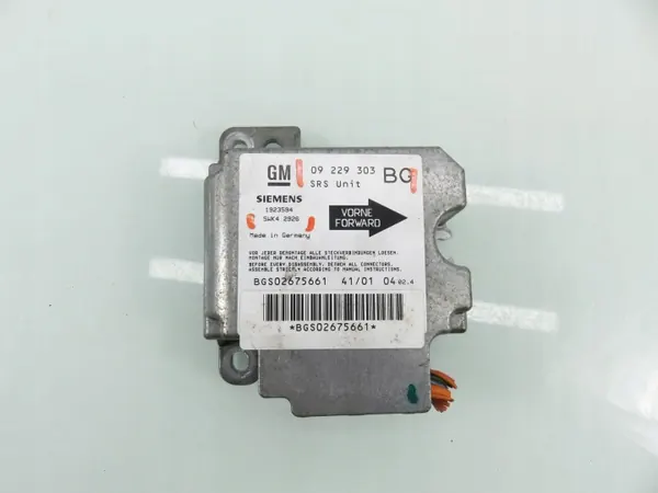 Module Airbag OEM 09229303BG pour Opel Zafira A image 2